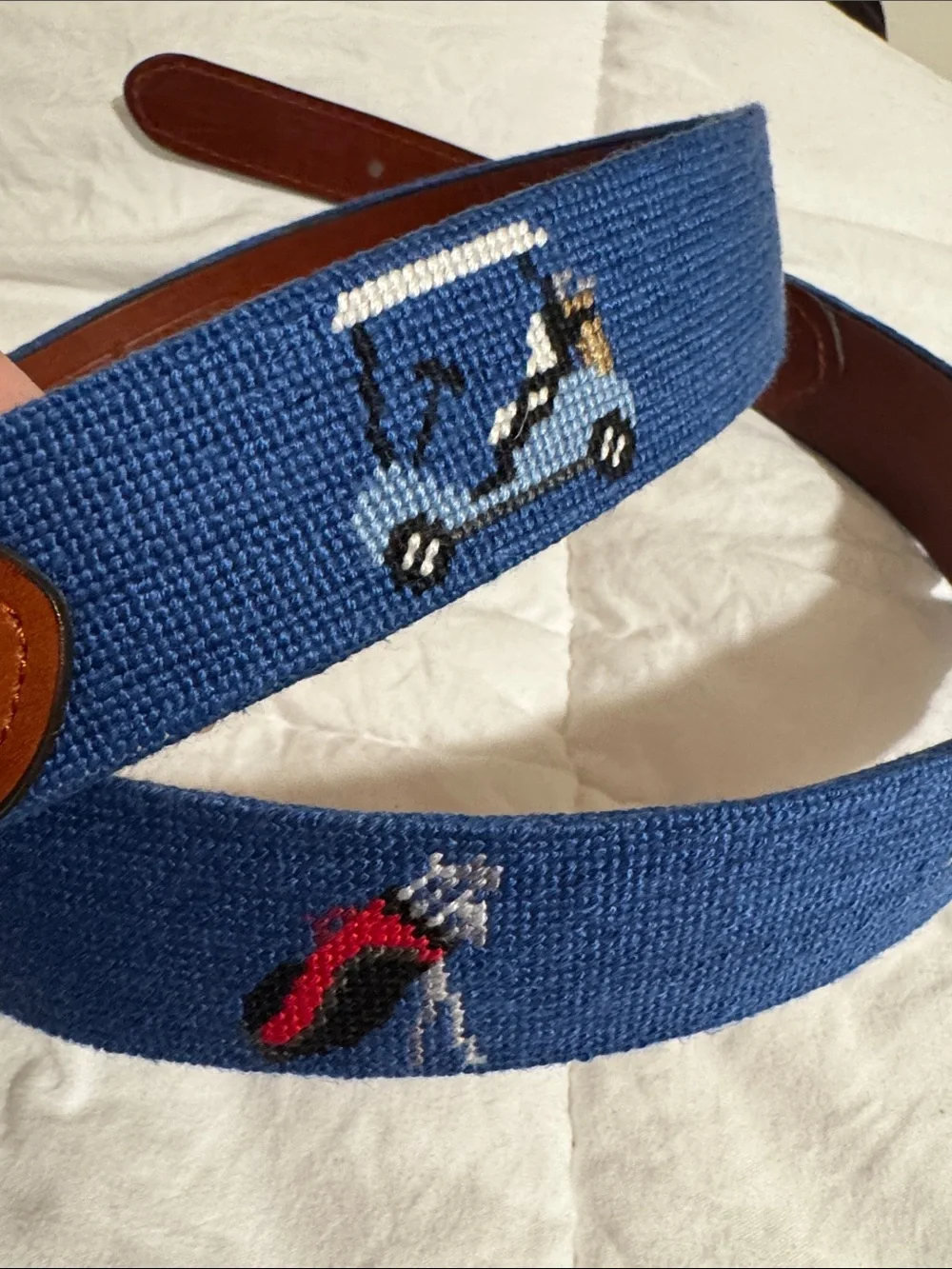 Smathers & Branson Golfers Life Belt Blueberry 40